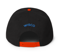 Wisco Flat Brimmed Snapback Hat
