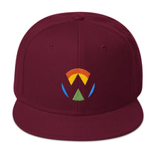Wisco Flat Brimmed Snapback Hat