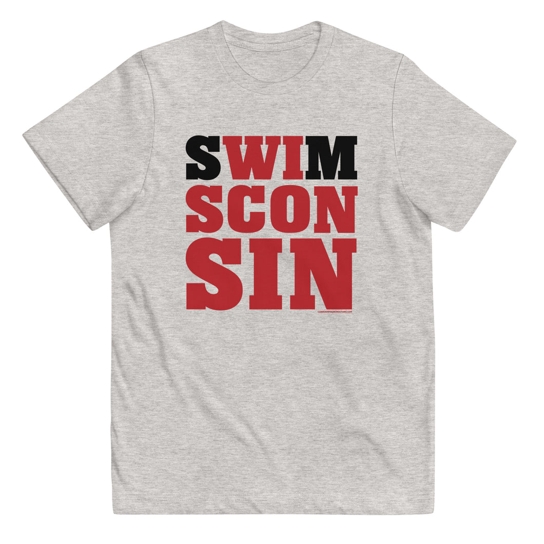Swimsconsin Youth Short Sleeve T-Shirt